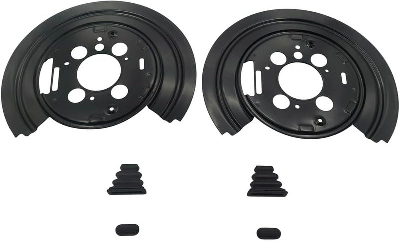 Forlevlaep 924-685 2Pcs Rear Driver & Passenger Side Brake Backing Plates for Chrysler Aspen 2007-2009 for Dodge Durango 2007-2009 for Ram 1500 2011-2012 for Ram 1500 Pickup 2006-2010 - Image 2